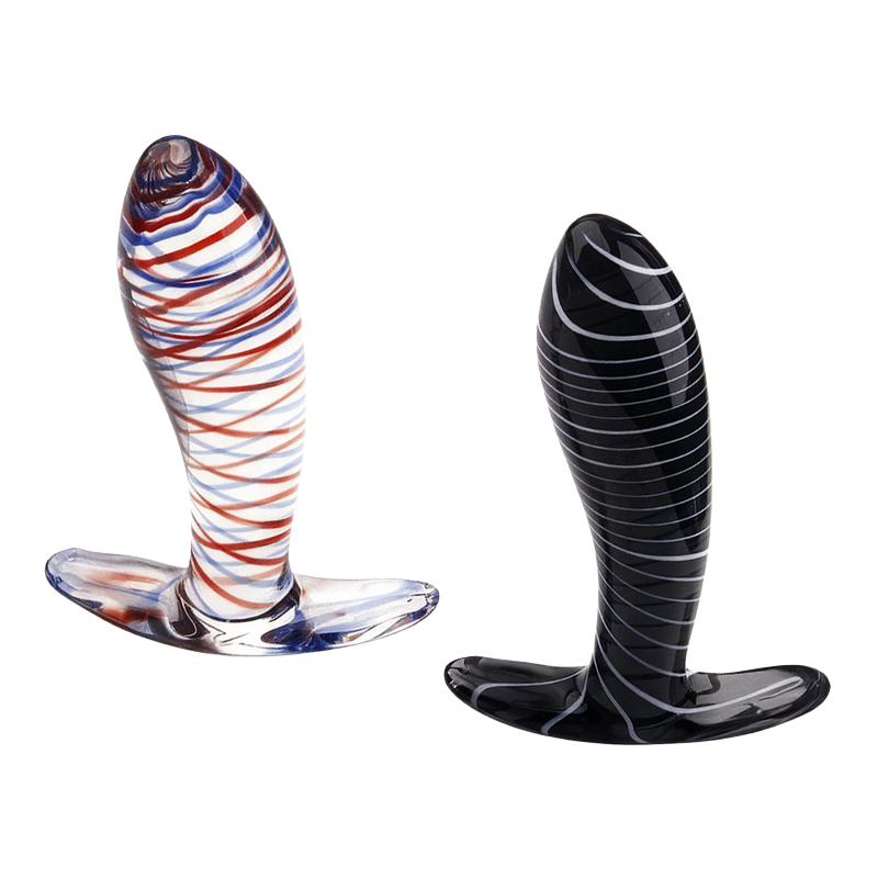 Consolador de cristal con forma de pez