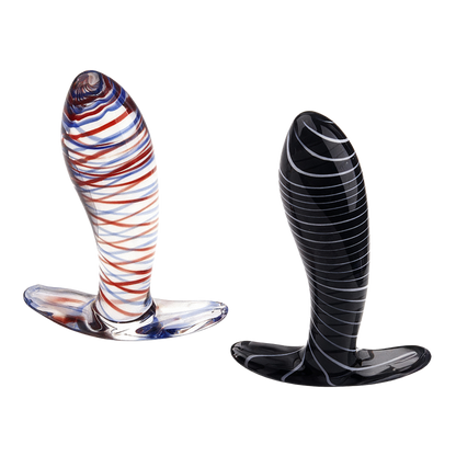 Consolador de cristal con forma de pez