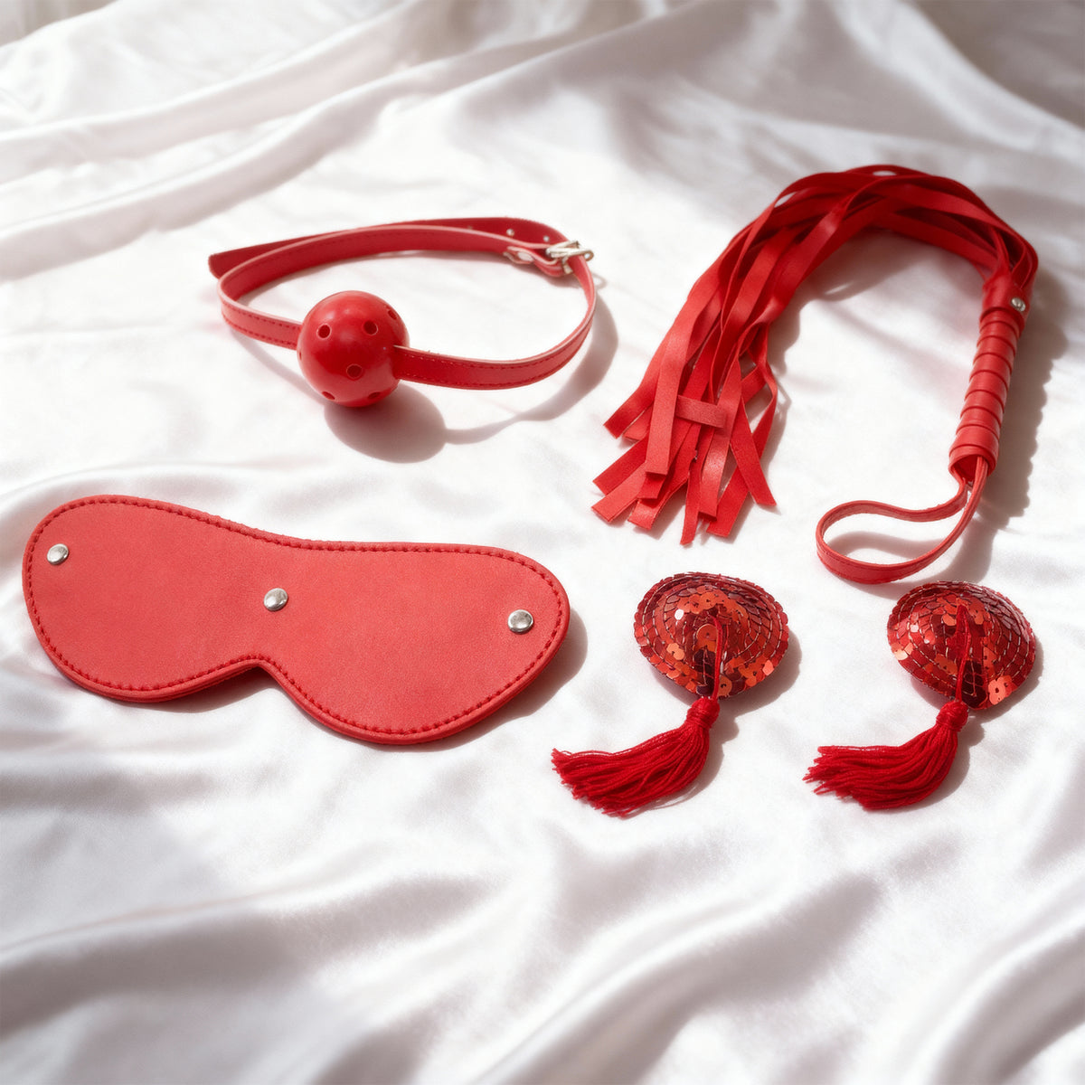 Travieso en rojo